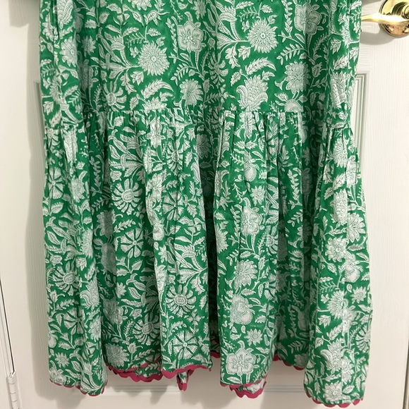 Tuckernuck Pink City Prints Margot Dress In Kermit Rose Floral NWT Size XL - Picture 6 of 11